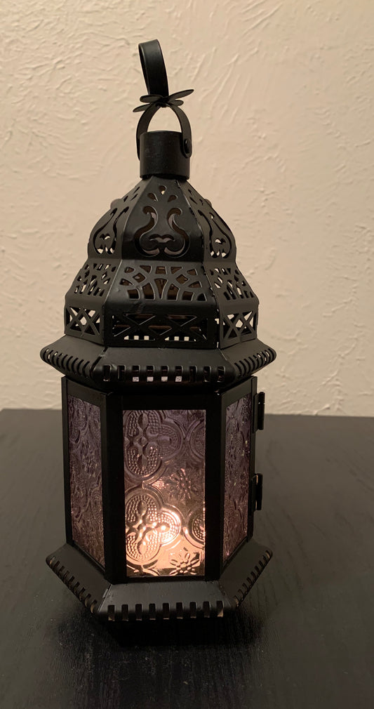 Purple Moroccan Lantern